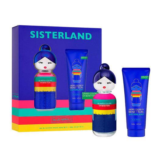 Benetton Sisterland Blue Neroli Set EDT 80ml + Body Lotion 75ml