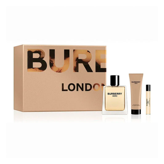 Set Burberry Hero 100mL + Hair & Body Wash + Decant 7.5mL