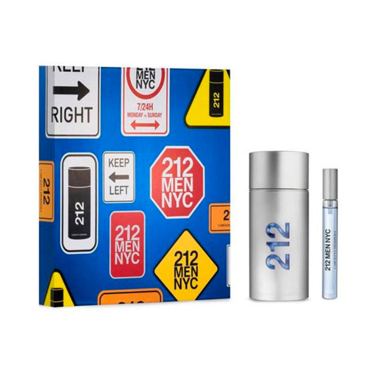 Set Carolina Herrera 212 Men NYC 2 Pzas EDT 100mL + Decant 10mL