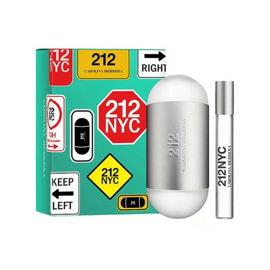 Set 212 NYC Carolina Herrera Woman 2 Pzs EDT 100mL + Decant 10mL