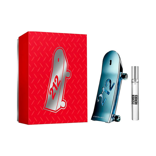 Set Carolina Herrera 212 Men Heroes 2 Pzs EDT 90mL + Decant 10mL