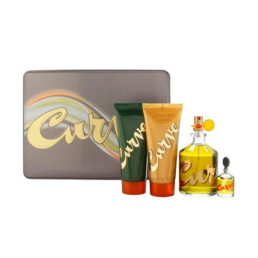 Set Liz Claiborne Curve Hombre 4 Pzs EDT 100mL