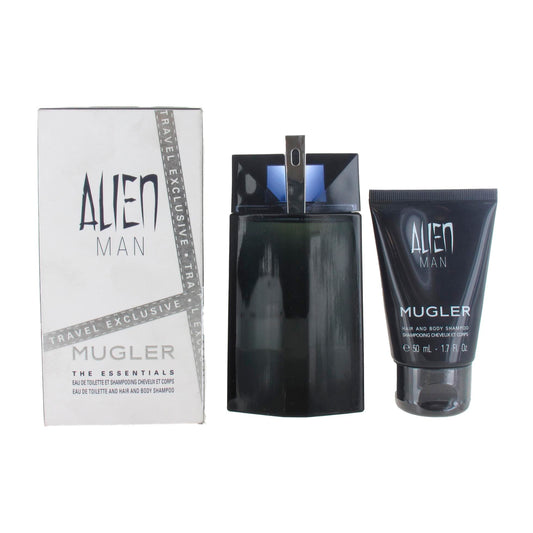Alien Man Mugler EDT 100mL + Gel Shampoo Alien Mugler 50mL
