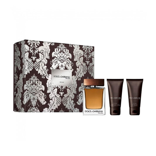 Set Dolce & Gabbana The One 3 Pzs EDT 100mL + Balsamo After Shave 50mL + Shower Gel 50mL