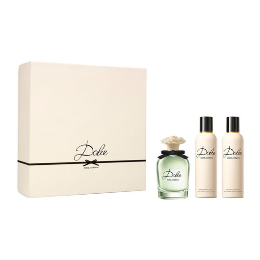Set Dolce & Gabanna Dolce 3 Pzs EDP 75mL + Body Lotion 100mL + Shower Gel 100mL