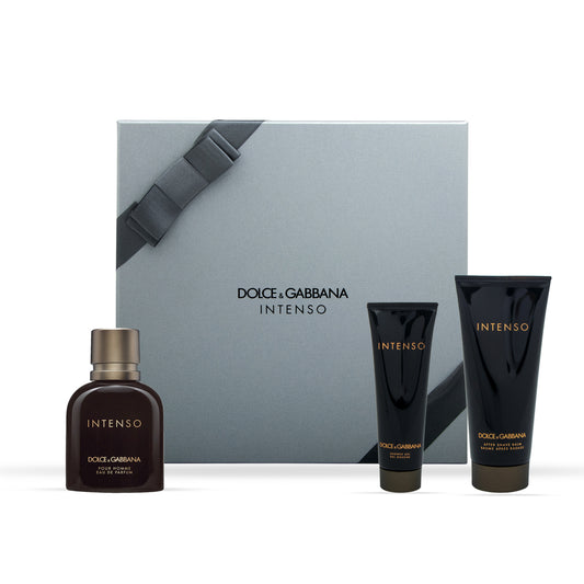 Set Dolce & Gabanna Intenso 3 Pzs EDP 125mL + After Shave 75mL + Shower Gel 50mL