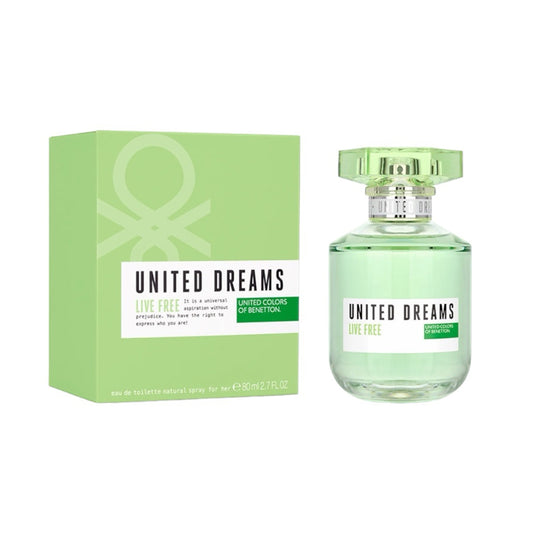 United Dreams Live Free Benetton EDT 80mL
