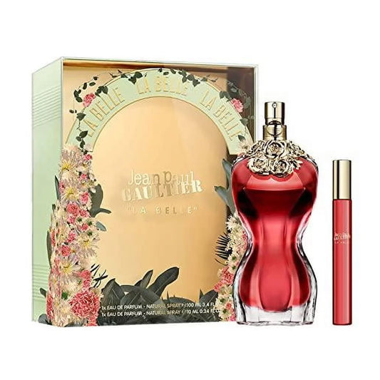 Set 2 Pzs Jean Paul Gaultier Le Belle EDP 100mL + Travel Spray 10mL