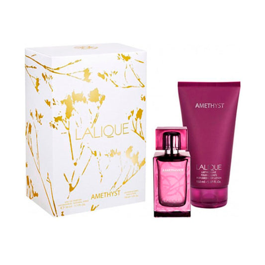 Set 2 Pzs Lalique Amethyst EDP 50mL + Body Lotion 150mL