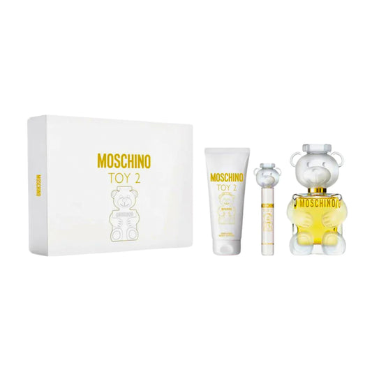 Set 3 Pzs Moschino Toy 2 EDP 100mL + Mini 10mL + Body Lotion 100mL