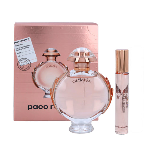 Set 2 Pzs Paco Rabanne Olympea EDP 80mL + Tavel Spray 20mL