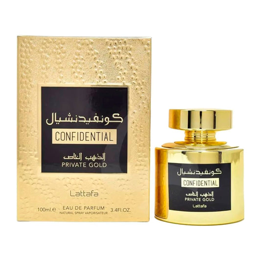 Confidential Private Gold Lattafa EDP 100mL